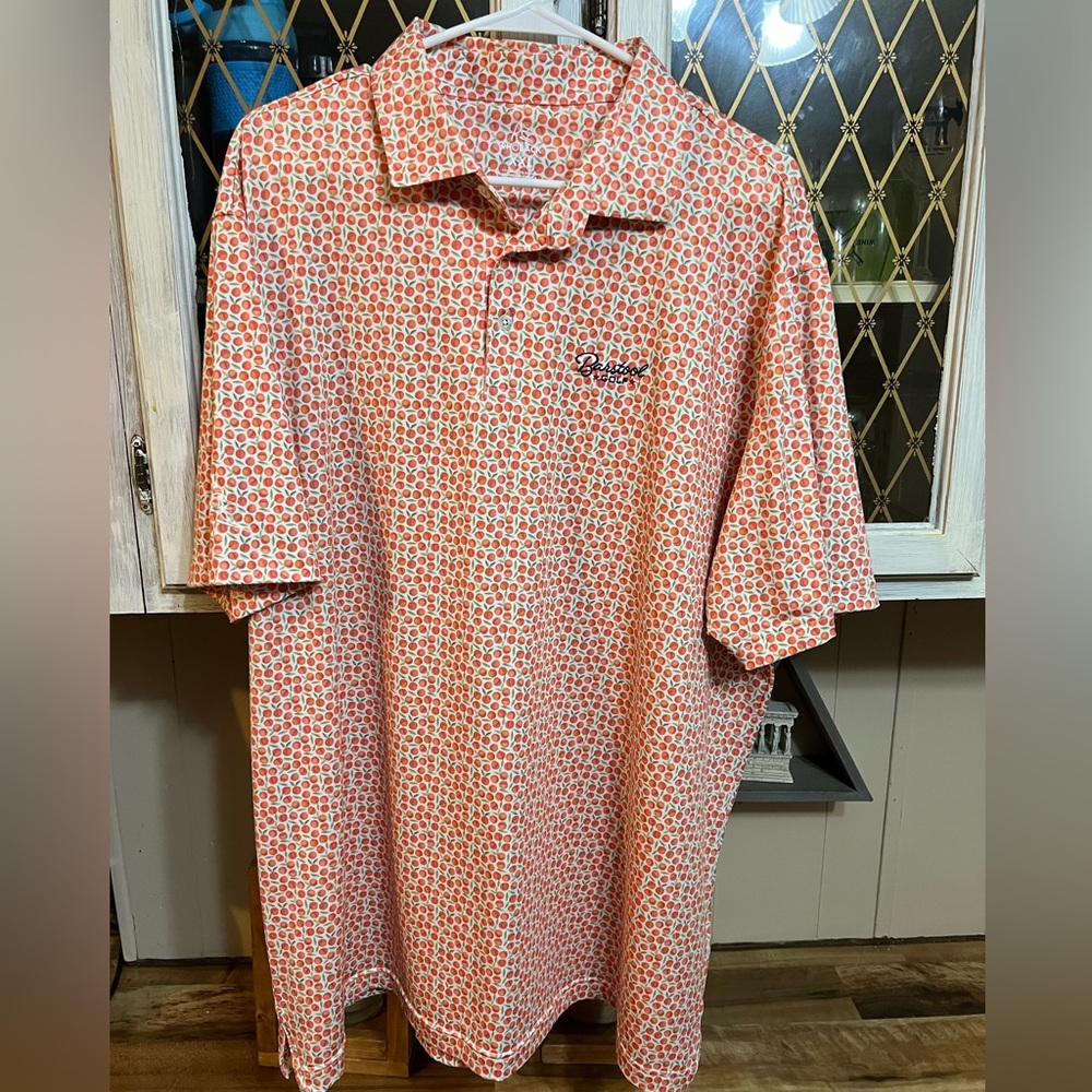 Barstool Sports Rhoback “Peach” Polo